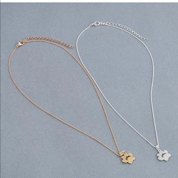 Cute pets dogs footprints pendant chain - Picture 5 of 8